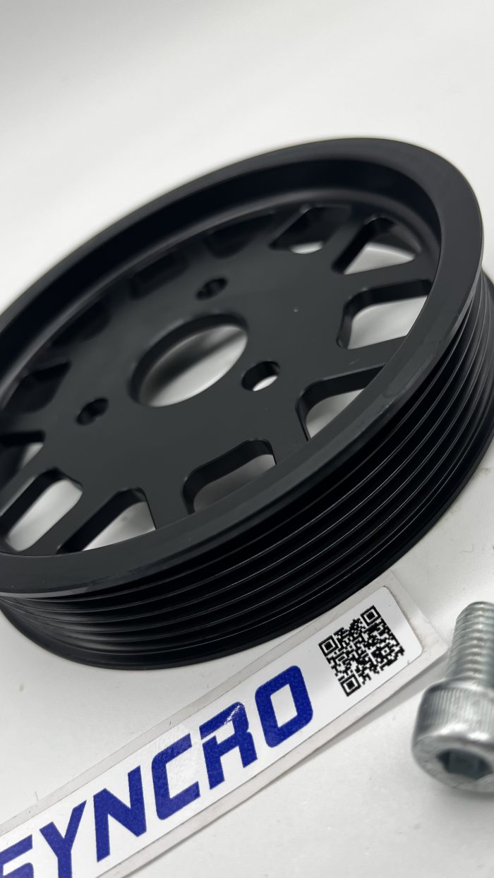 Billet Aluminium BMW M57 Steering Pulley - Image 2