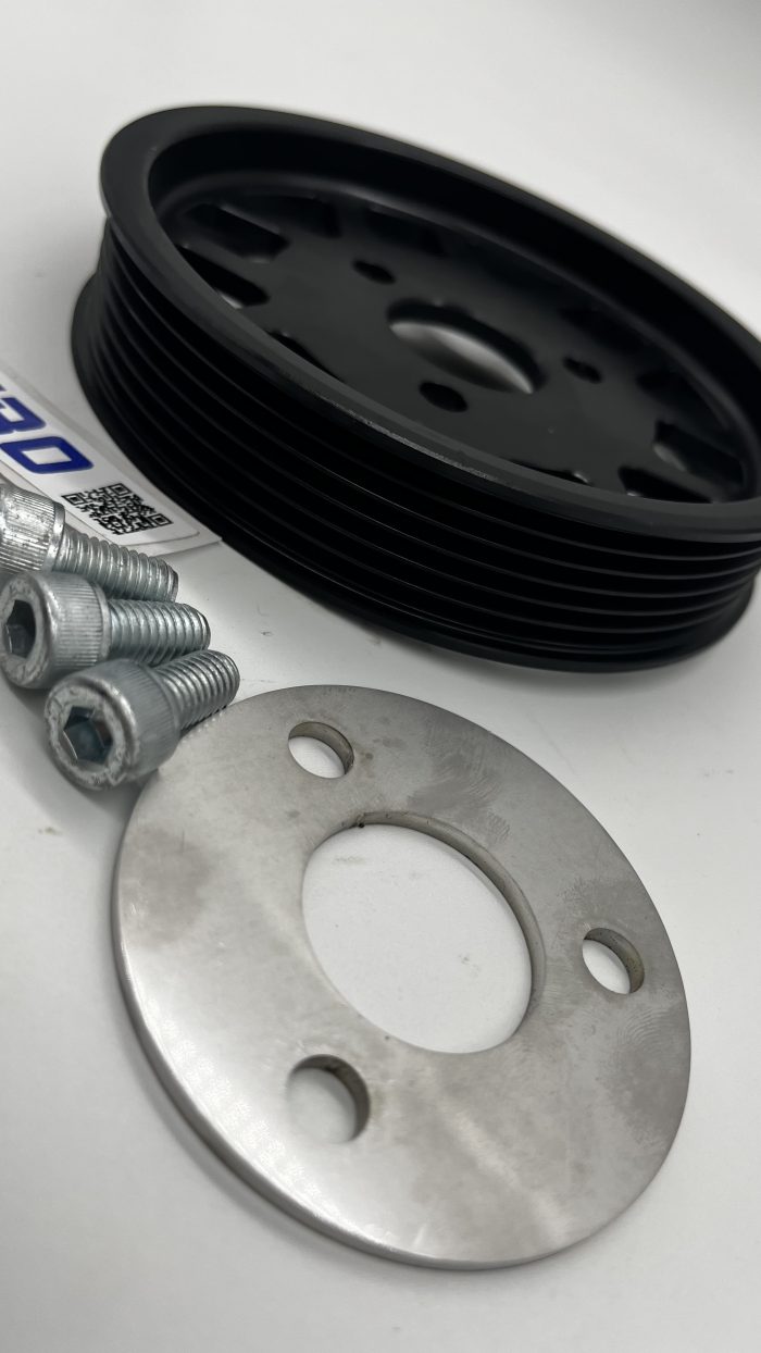 Billet Aluminium BMW M57 Steering Pulley - Image 3